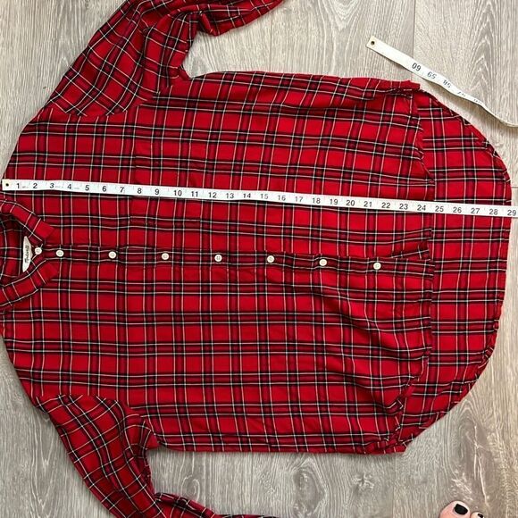Madewell Women’s Oversized Ex-Boyfriend Shirt in Tartan Plaid Size Small - Picture 8 of 15